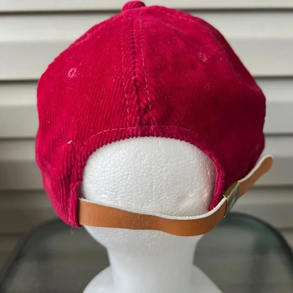 Vintage- Corduroy Embroidered Turfgrass  Council Of NC Golf Hat Cap - Picture 5 of 8